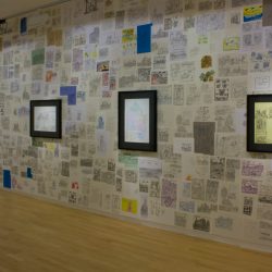 Recalling Lines installation view