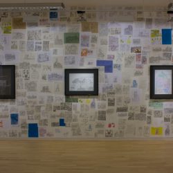 Recalling Lines installation view
