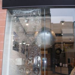 The Big Draw window art is on display in Trongate 103