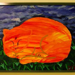 'Sleeping Cat' by Zoe Wagner