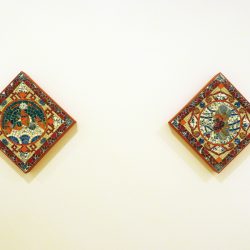 'Lucky Carp' and 'Lotus' by Elaine Dockery