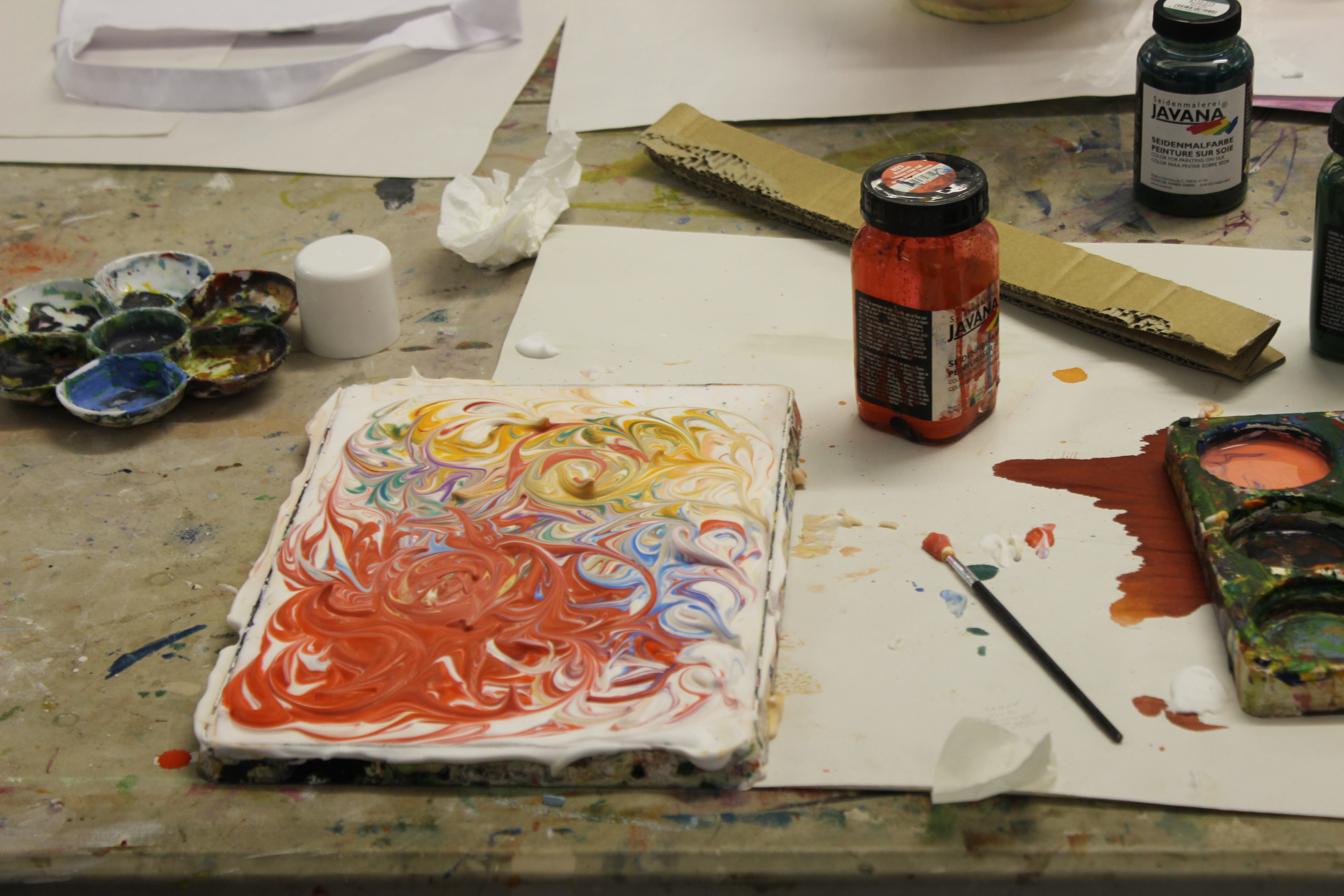 Foam Marbling at Project Ability