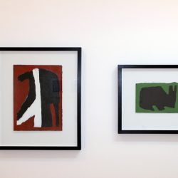 From left: 'Magpie' and 'Rabbit', both by Ruth Howard (Arts Project Australia)