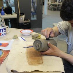Cameron & Edward Create Ceramics for the Shop