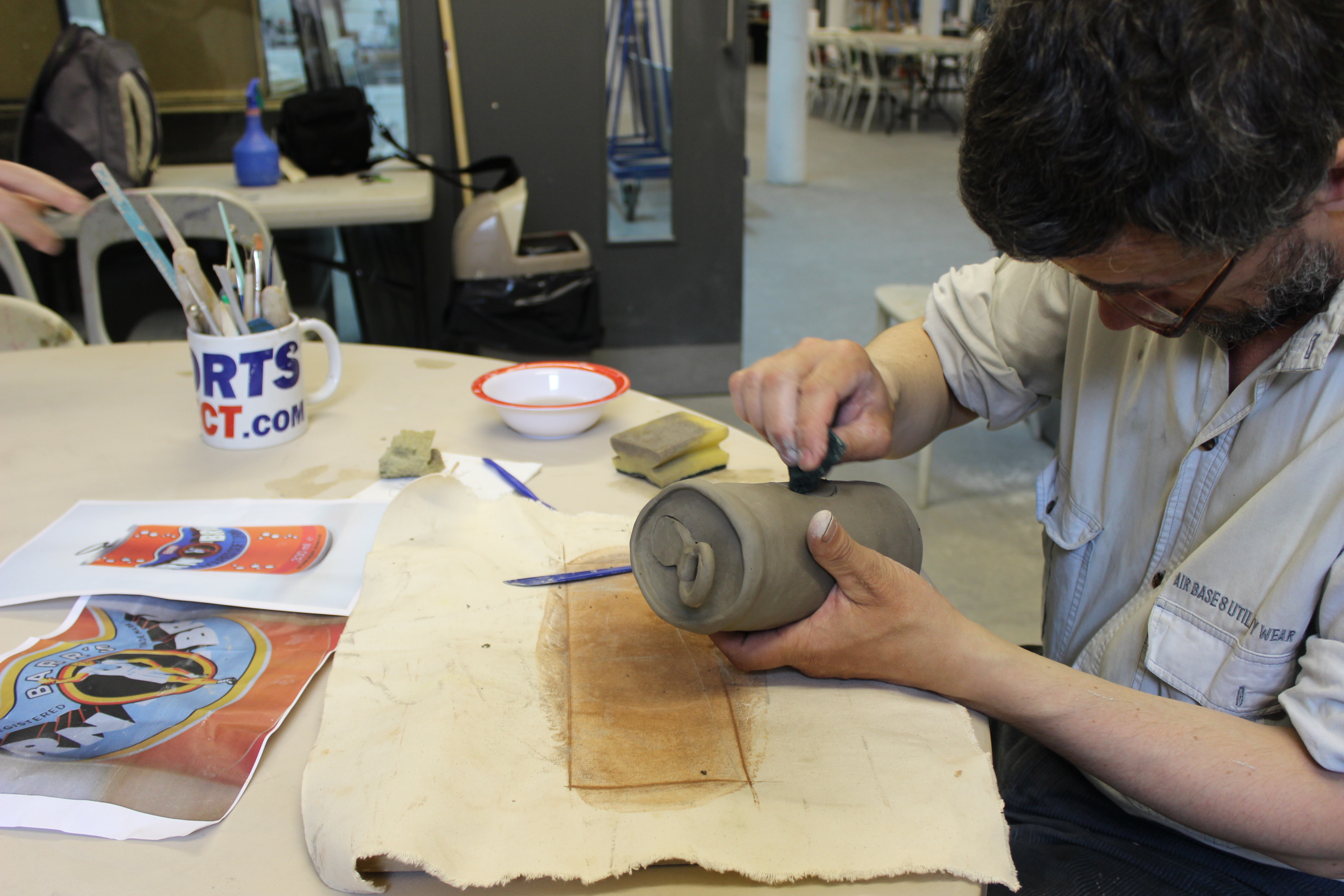 Cameron & Edward Create Ceramics for the Shop