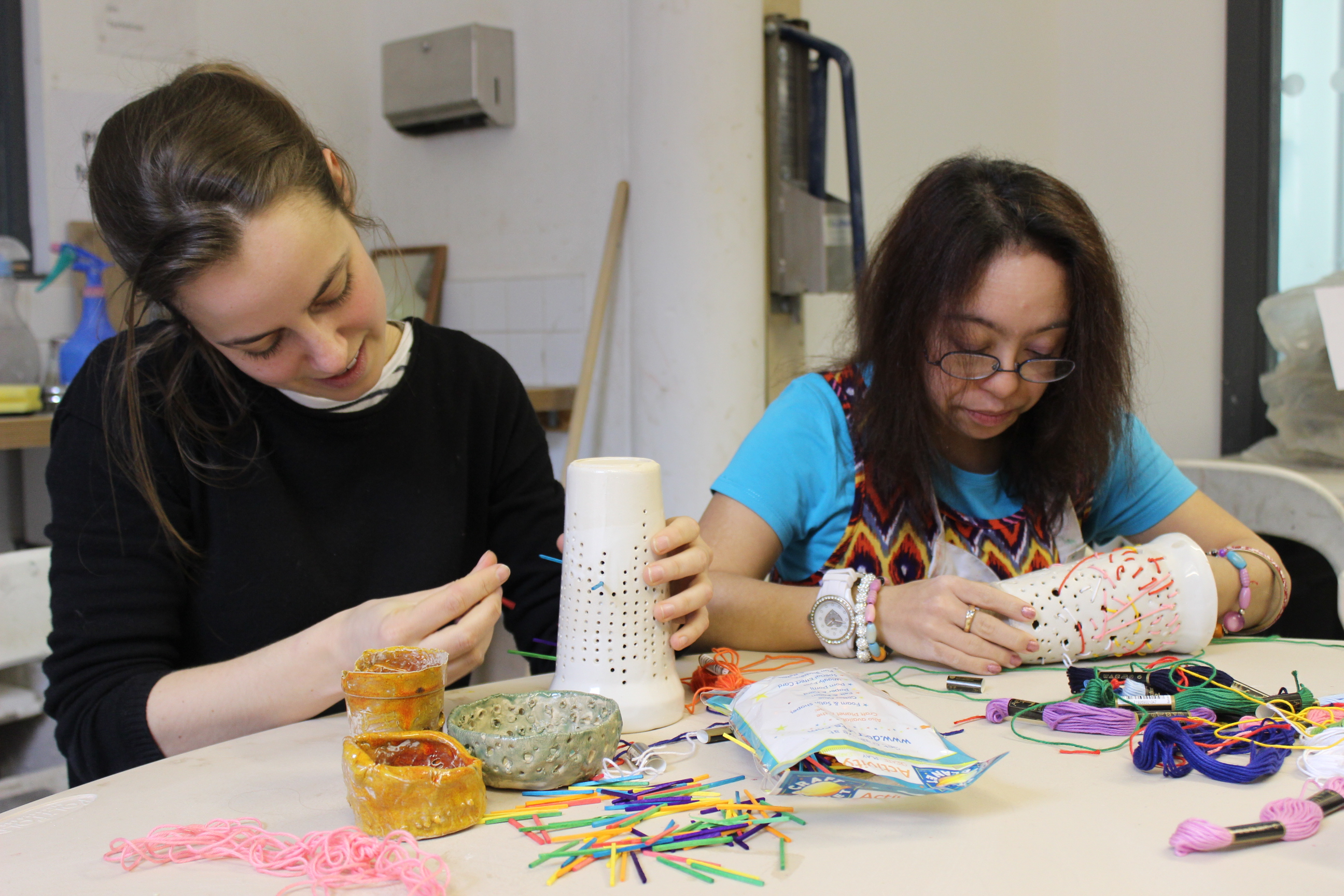 ReSearch Room « GET TOGETHER, CERAMIC TEXTILE AND WOOD, 2014 »