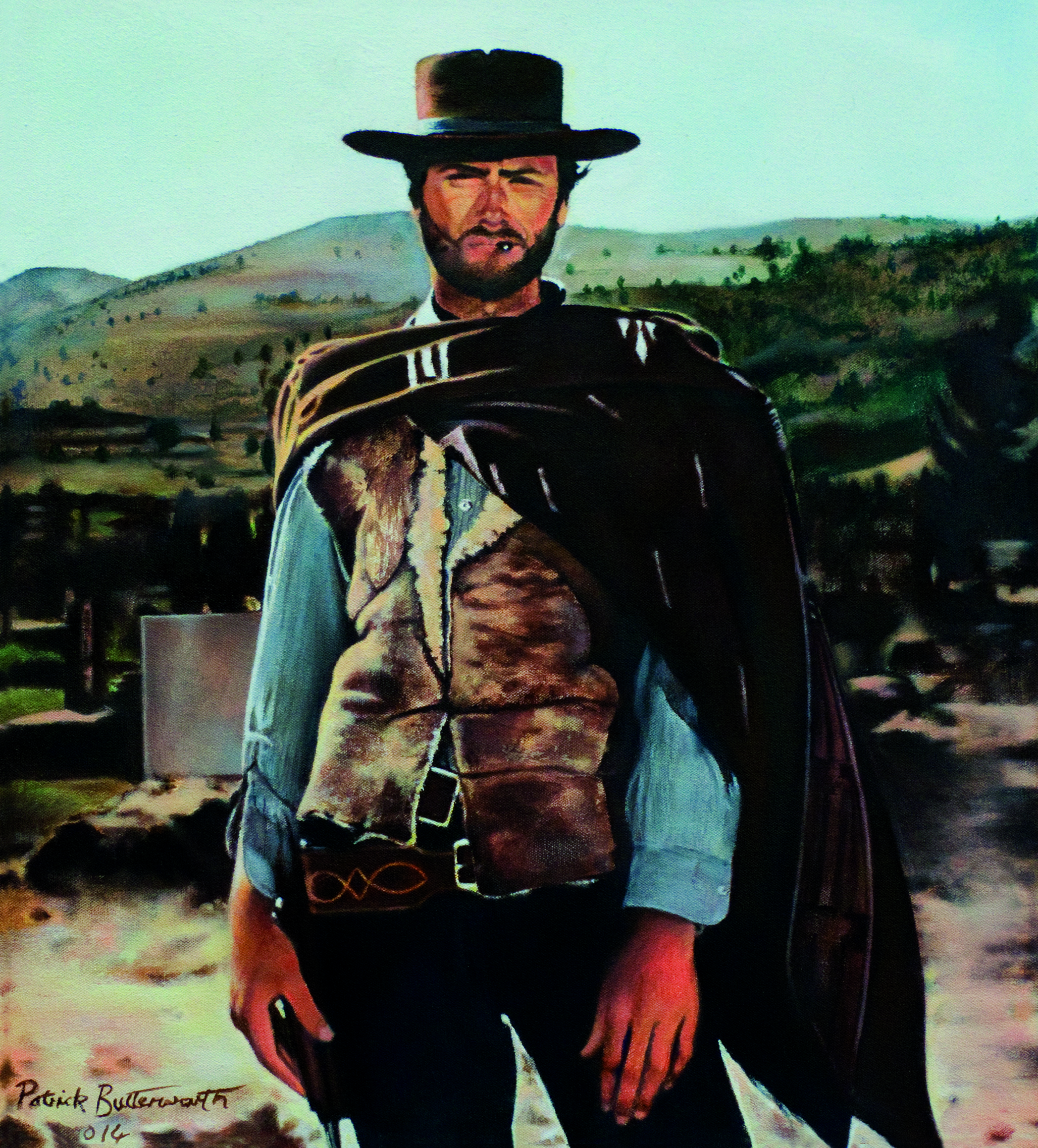 Artwork of the Week – ‘Clint Eastwood’ by Patrick Butterworth