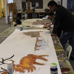 Preparation work for Cameron Morgan’s Generation project