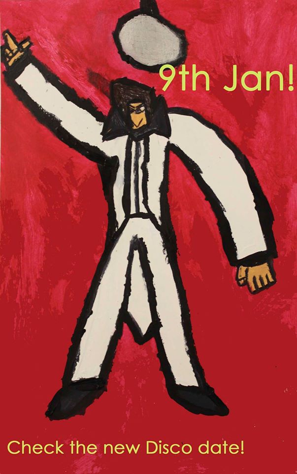 New Year fundraising Disco at the Glad Cafe