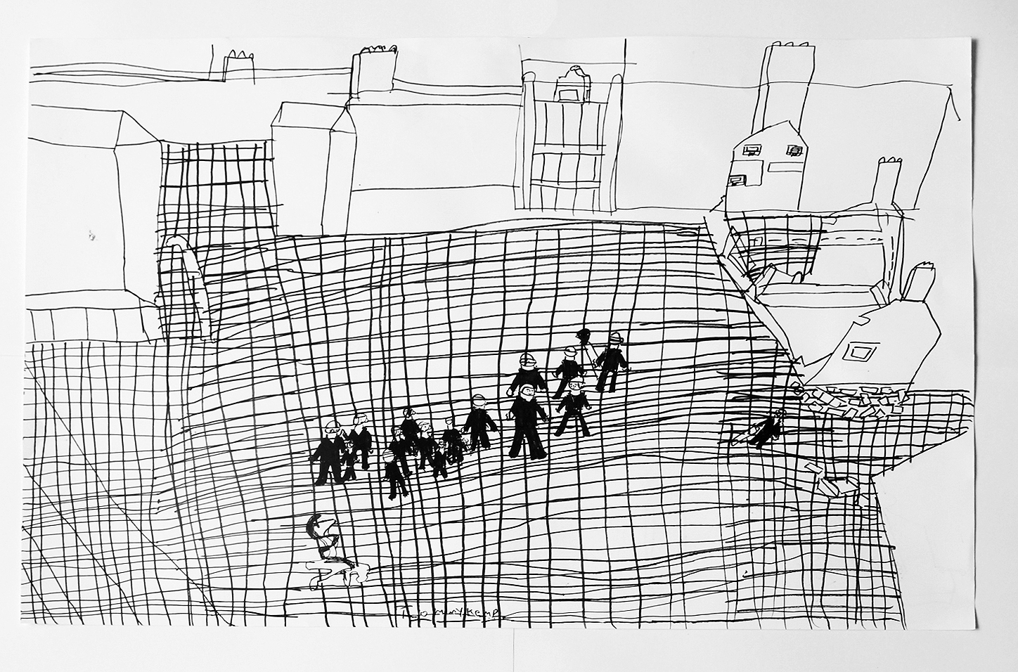 Artwork of the Week – ‘Untitled’, pen & ink on paper by Tommy Kemp