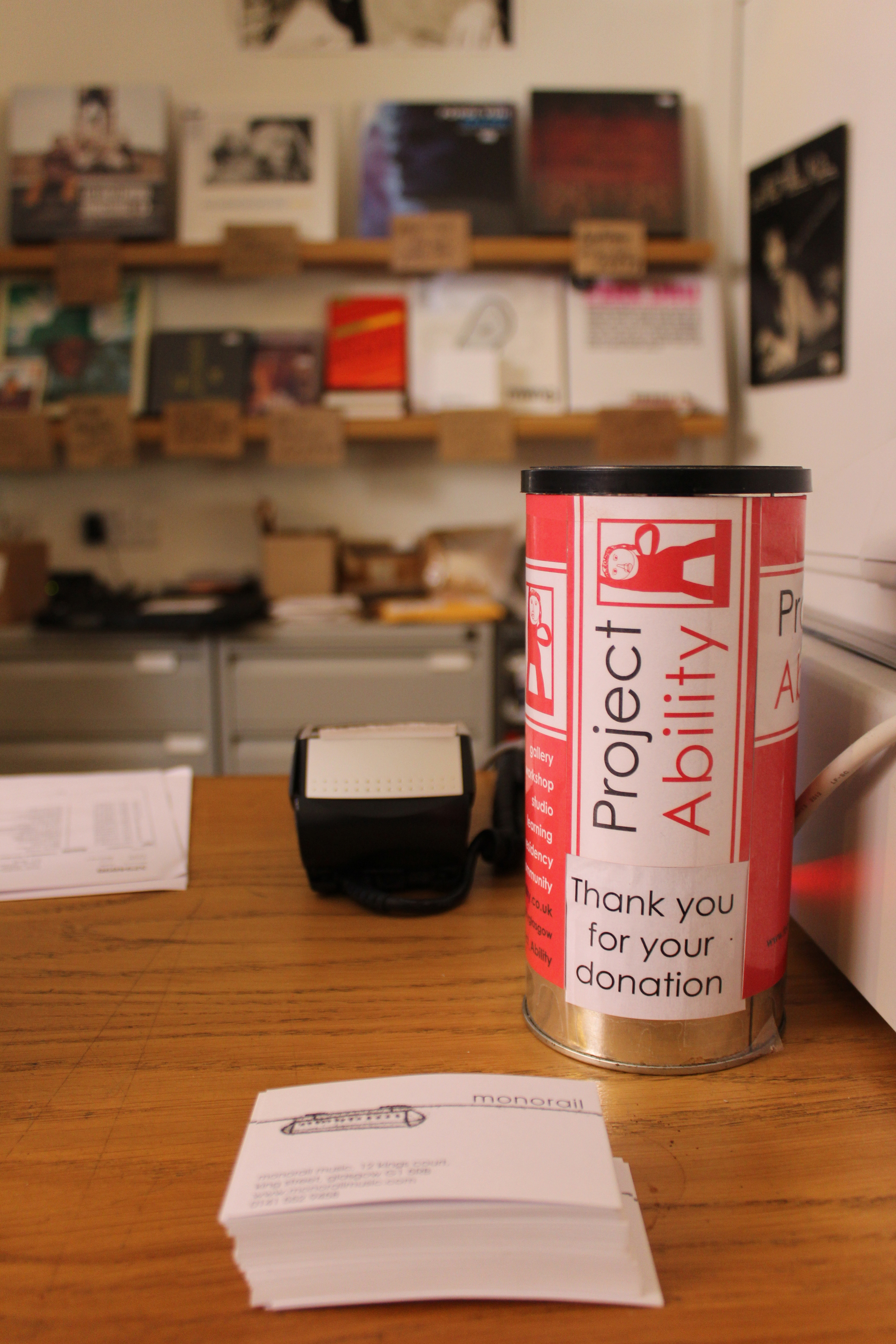 Monorail is collecting money for Project Ability