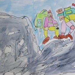 Artwork of the Week – Mountain Climbers by Cameron Morgan