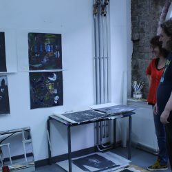 Jonathan and Consuelo in Residency at Gartnavel