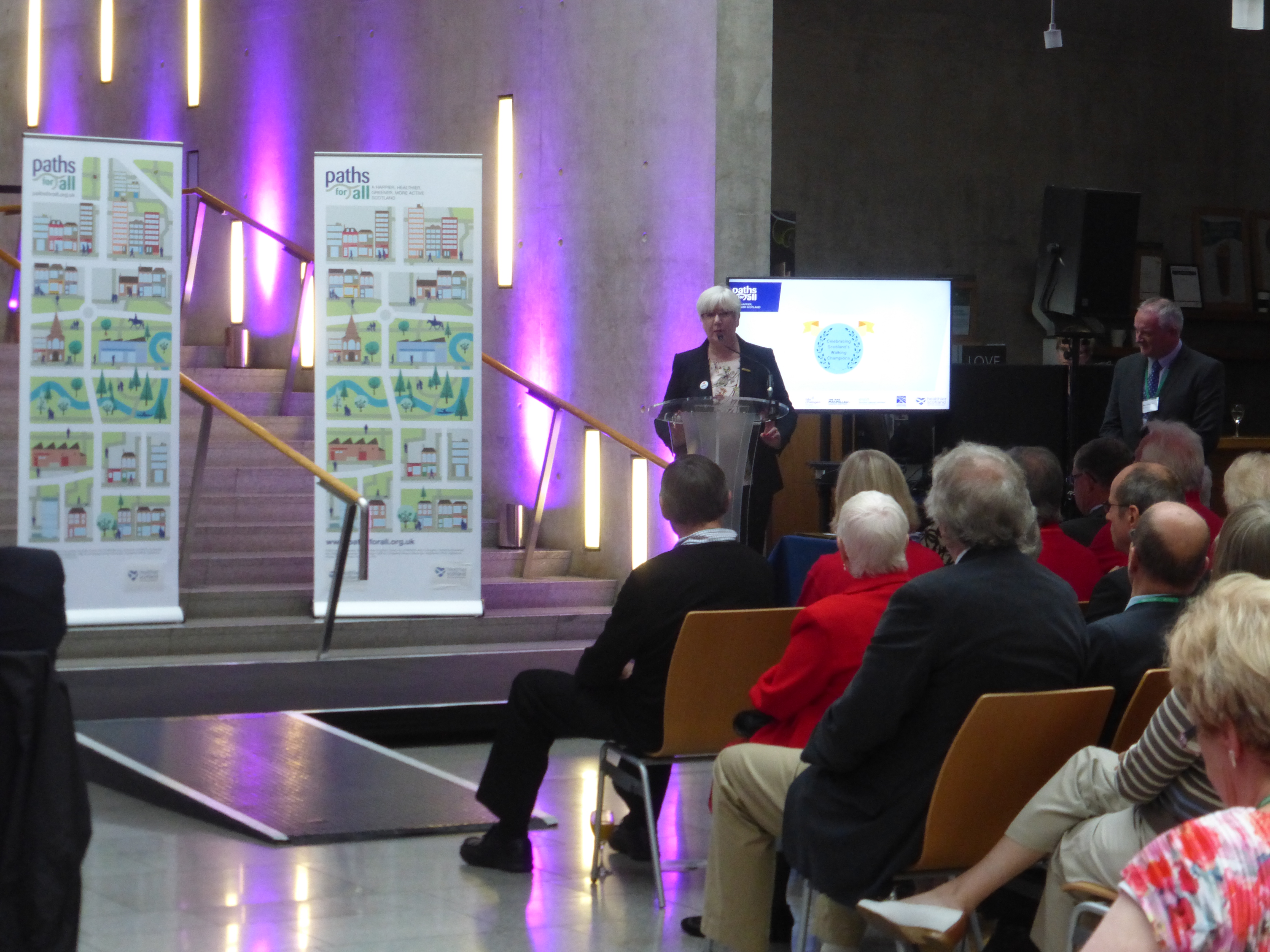 Paths for All Event at The Scottish Parliament