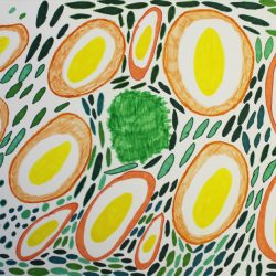 'Scotch eggs and peas' by Gemma Gilchrist