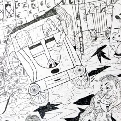 'City Centre Street Life' (detail)