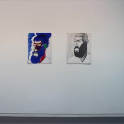 Left: 'The Malachi Meditation' 2015 Right: 'Looking Ahead After Mental Restoration' 2015