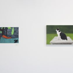 Left: Scott Smith. 'Tiger', Right: Paul Rankin. 'Summer Cat'