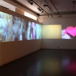 installation shot: Rainoir Clark, Lea Cummings, Alexander Storey Gordon, Simon McAuley, Celine Mcilmunn and George Williamson