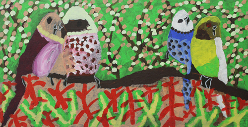 Four Little Birds’ by Liz Blair