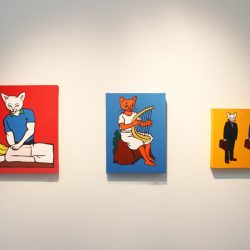 'Massage', 'Harpist' and 'Business' by Lea Cummings