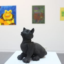 'Ceramic Cat' by Sian Mather