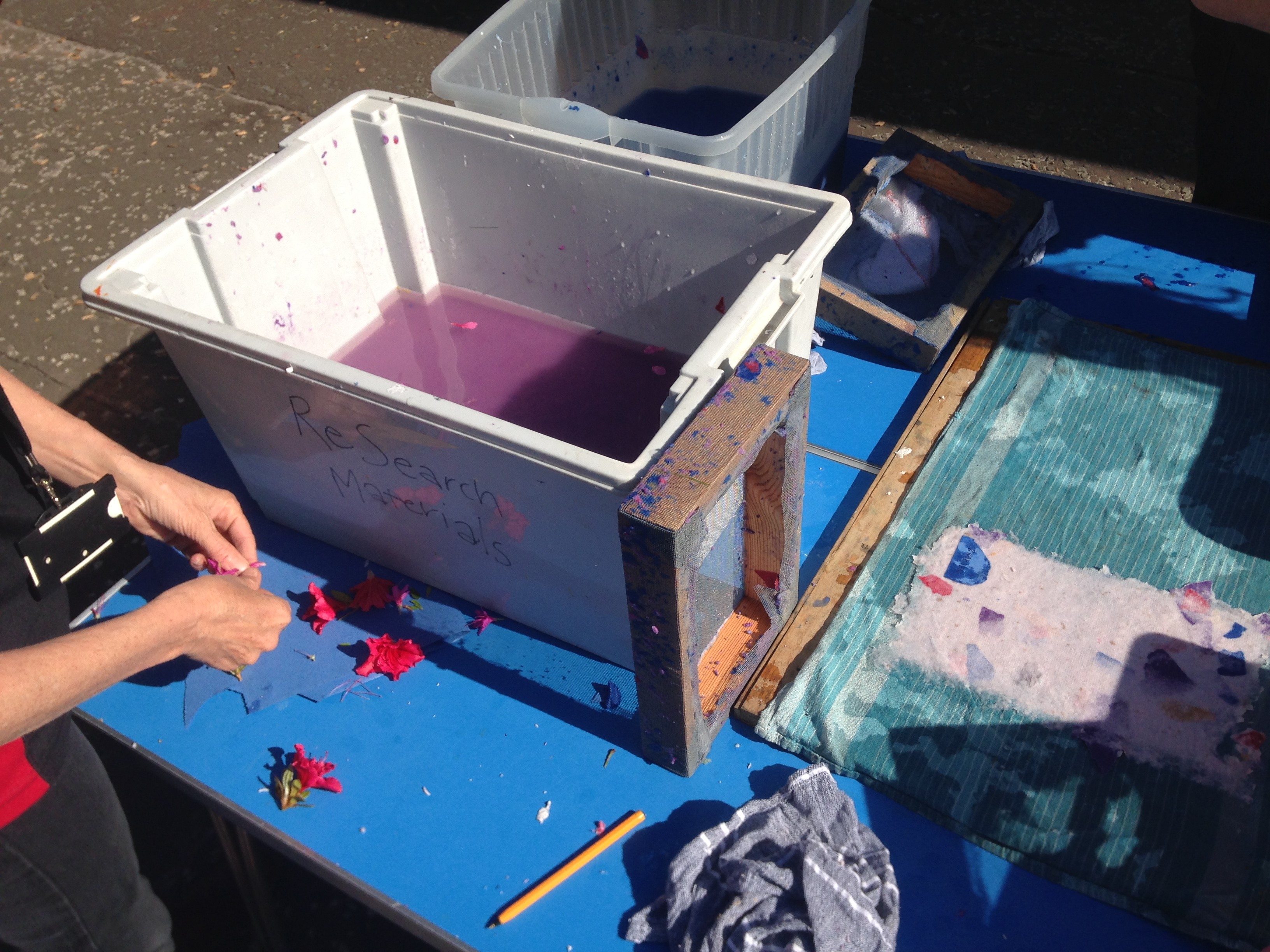 Heritage workshops at Linn Park Adventure Playground