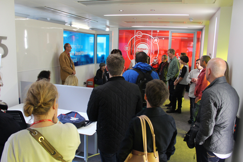 Project Ability artists visit NHS offices in Glasgow