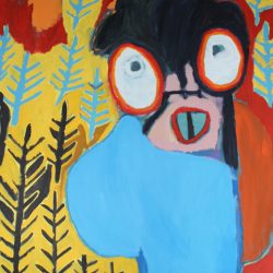 George Michael, acrylic on canvas, 2017