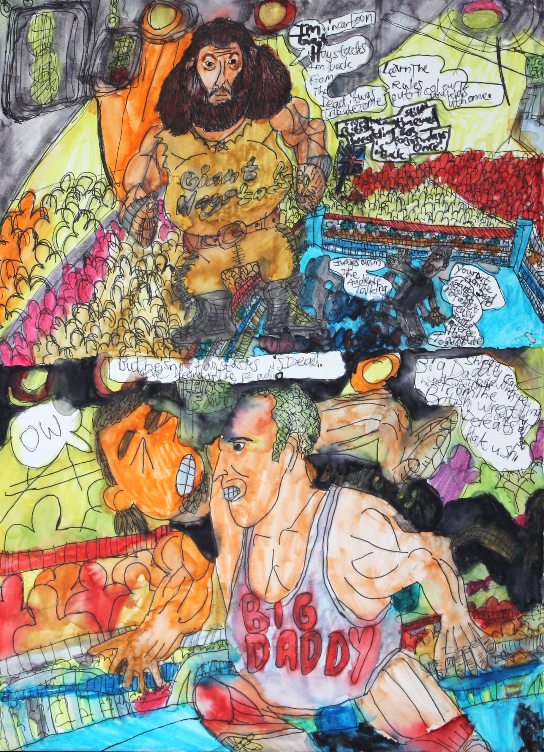 Big Daddy and Giant Haystacks’ by Leslie Thompson