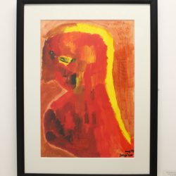Red and Yellow Devil with Beard