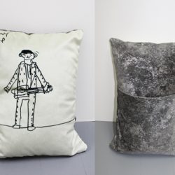 ock n’ Roll cushion by Tommy Kemp