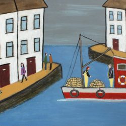 Scottish Harbour Scene’ by David Bradley