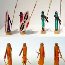 Maasai Warriors and Tibetan Monks by Edward Henry
