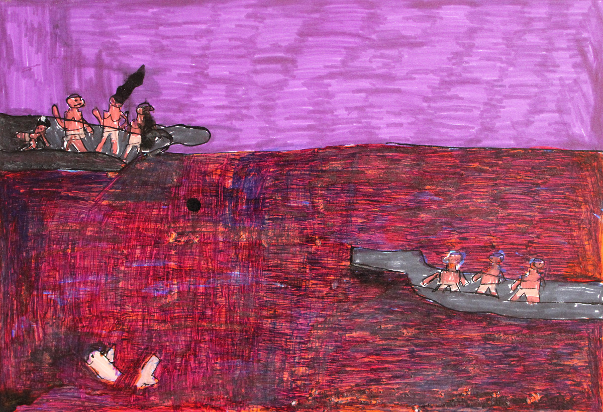 Canoeists’ by Tommy Kemp