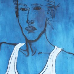 Frau im Hemd’ by Robert Latka