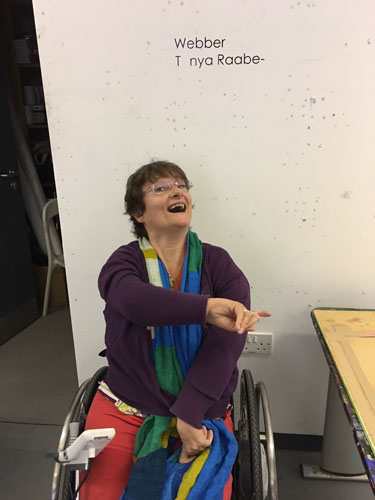 Tany Raabe-Webber on her visit at Project Ability