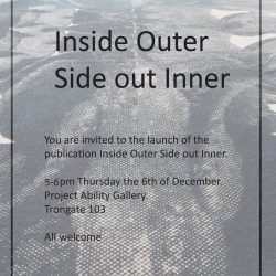 Invitation for the launch of Simon McAuley's publication