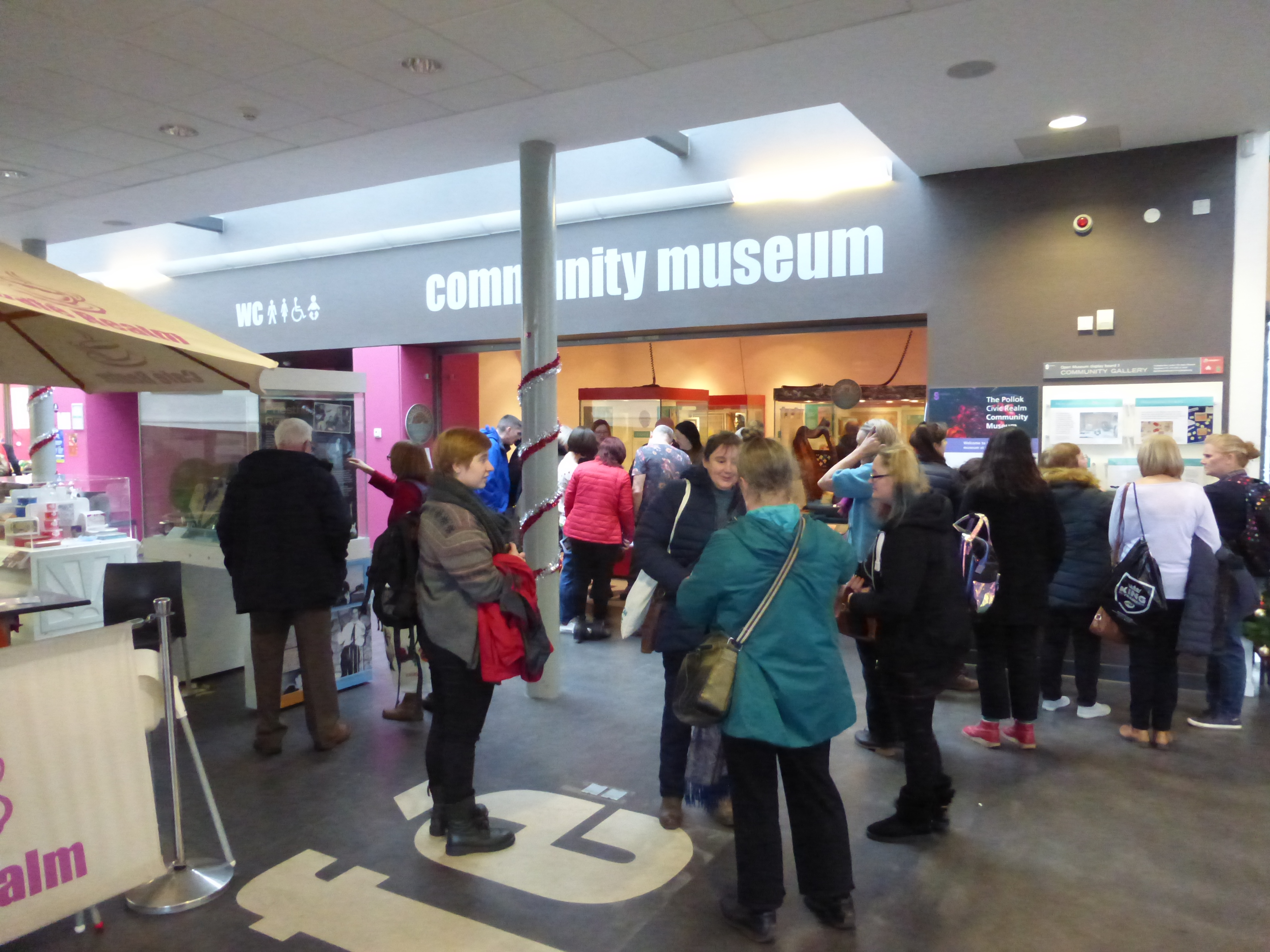 Opening of the Open Museum show at Pollok Civic Realm