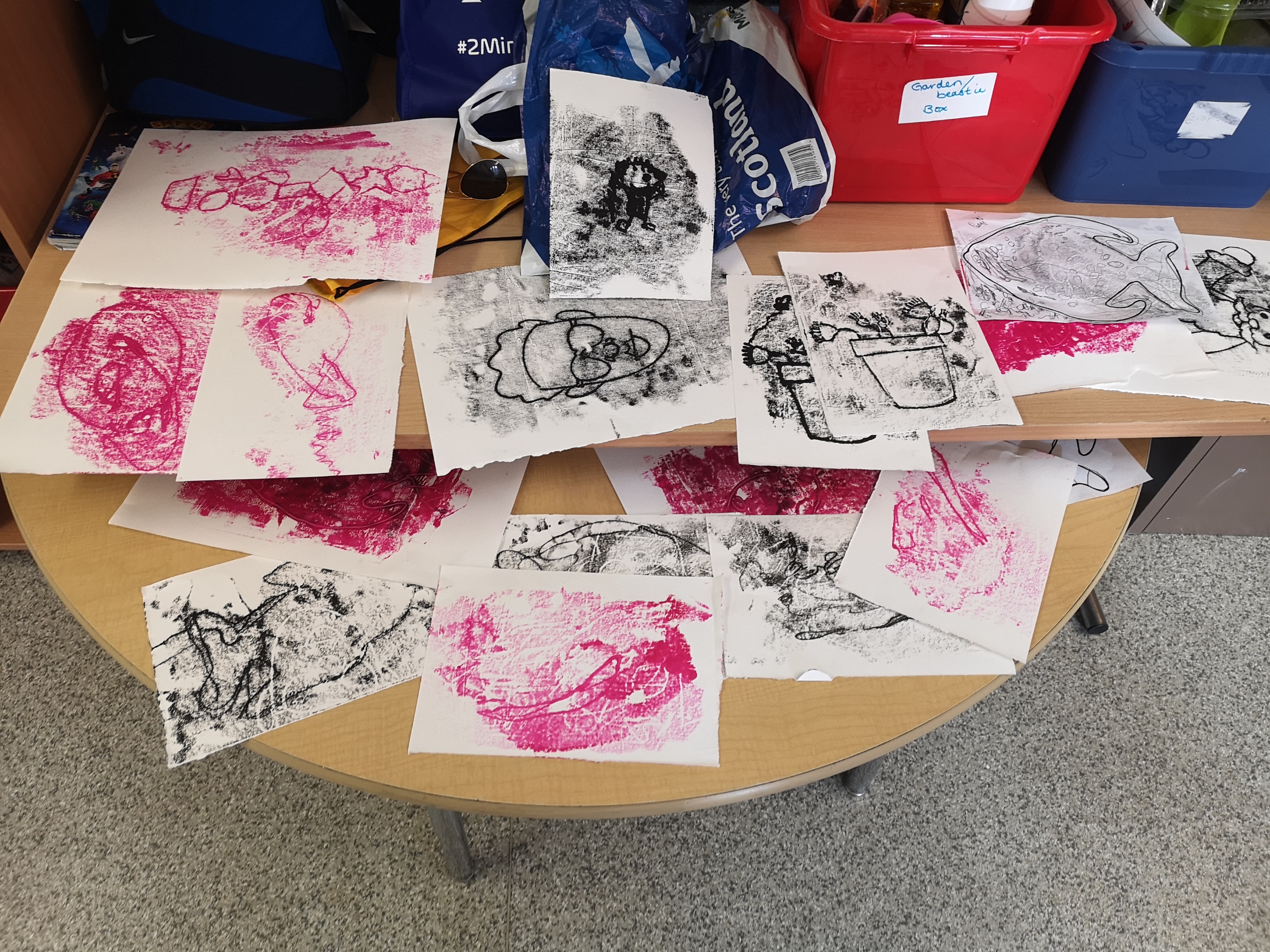 Printing exploration at Hampden School