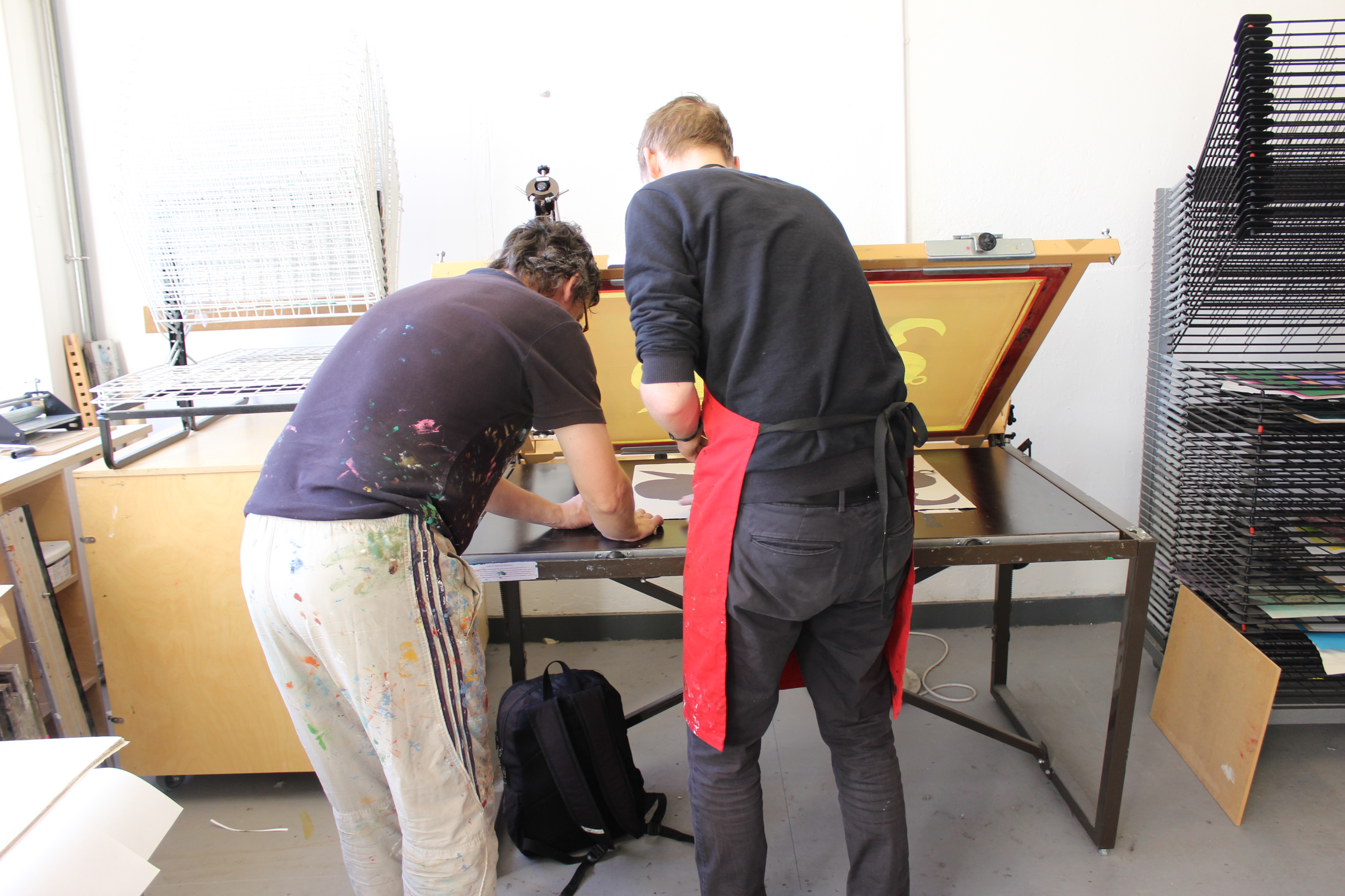 Cameron Morgan and Charlie Hammond work in progress