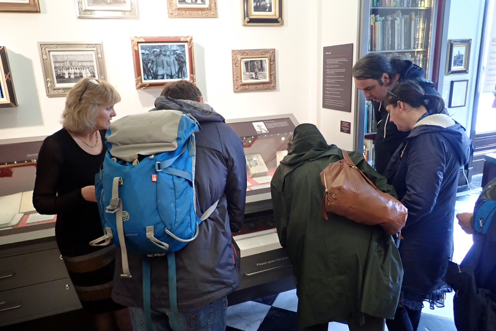 Heritage Lottery Group visiting War Poets Collection