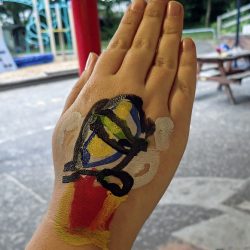 hand painting at Linn Park