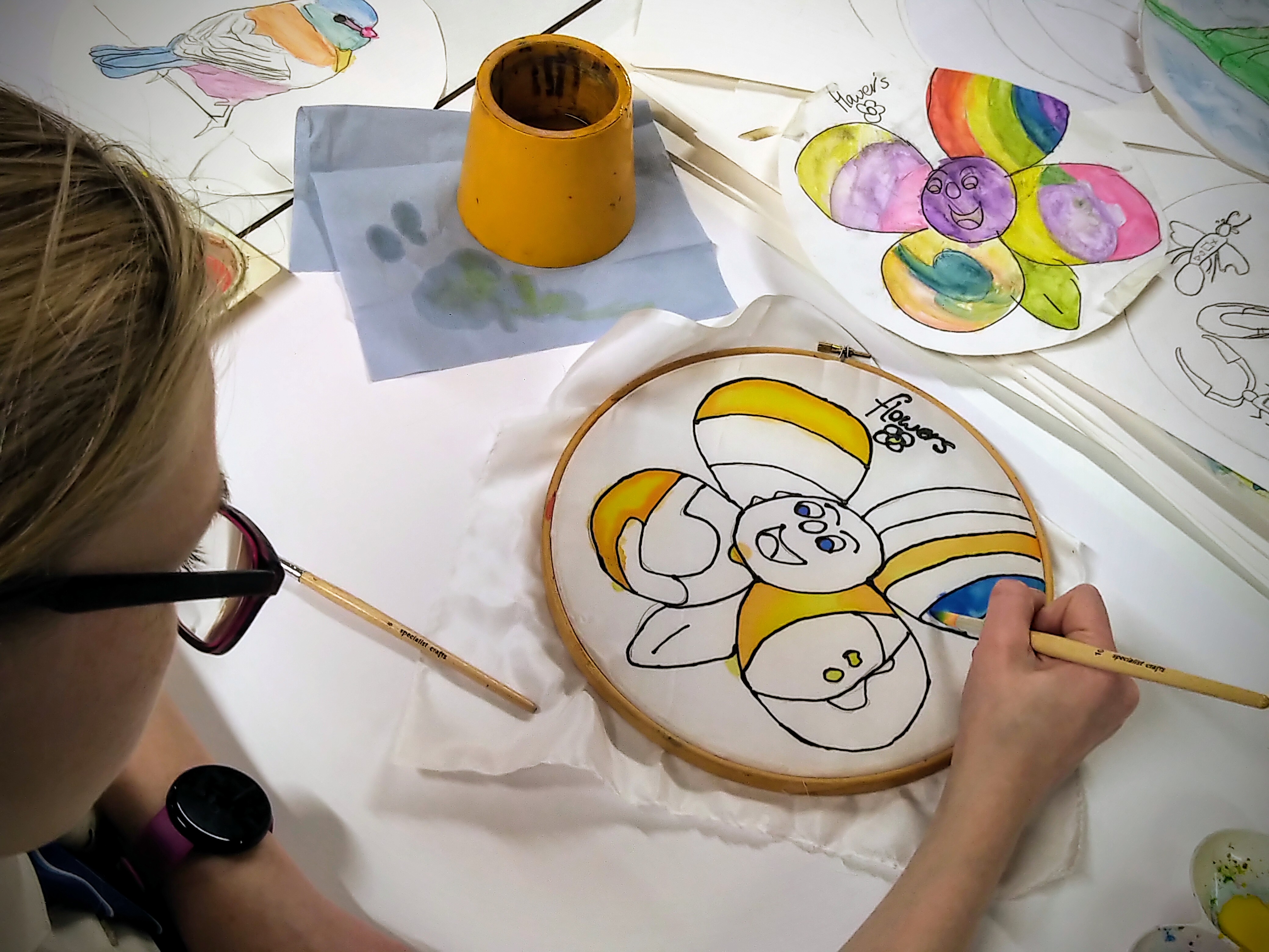 Abercorn silk painting 