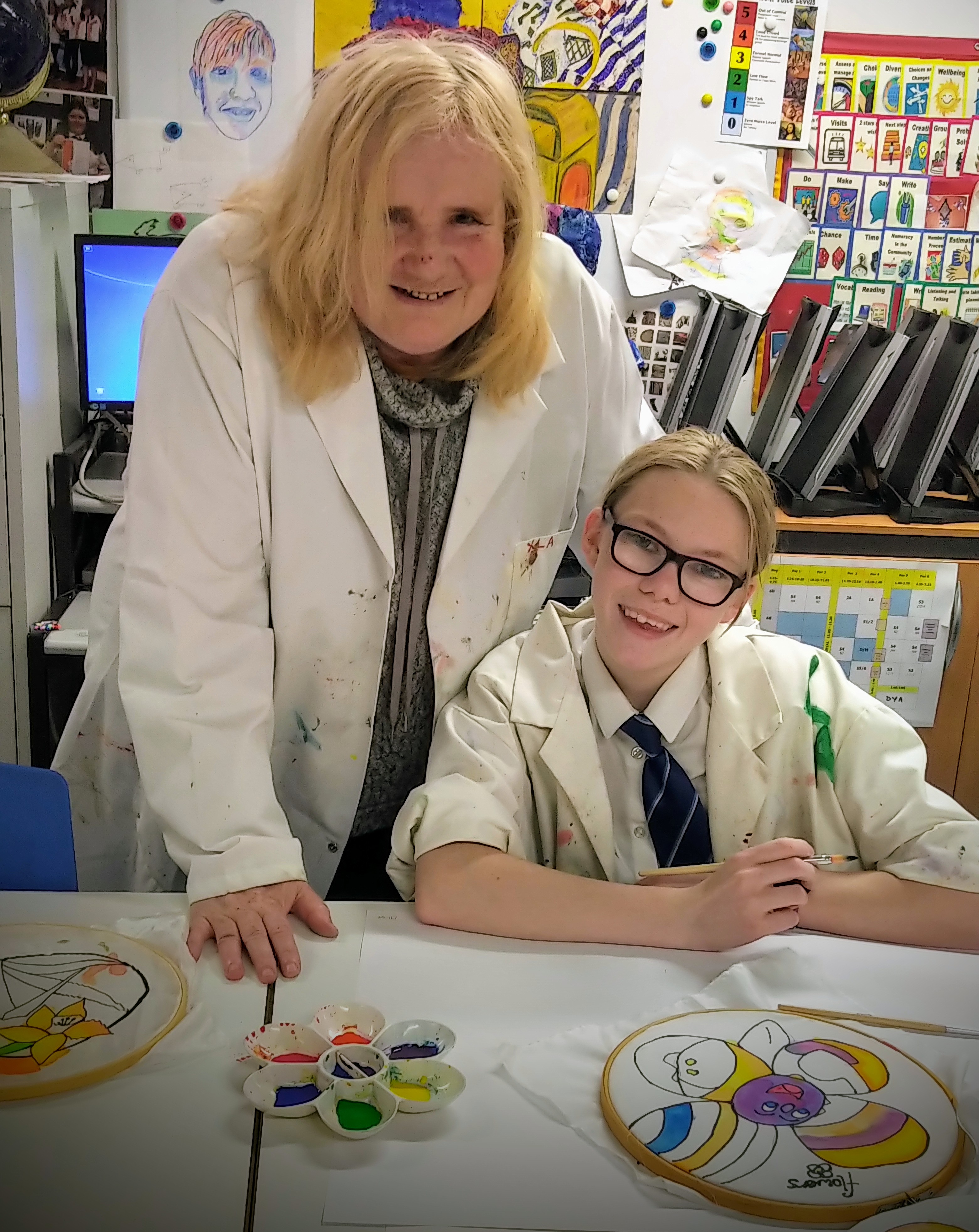 Abercorn silk painting 