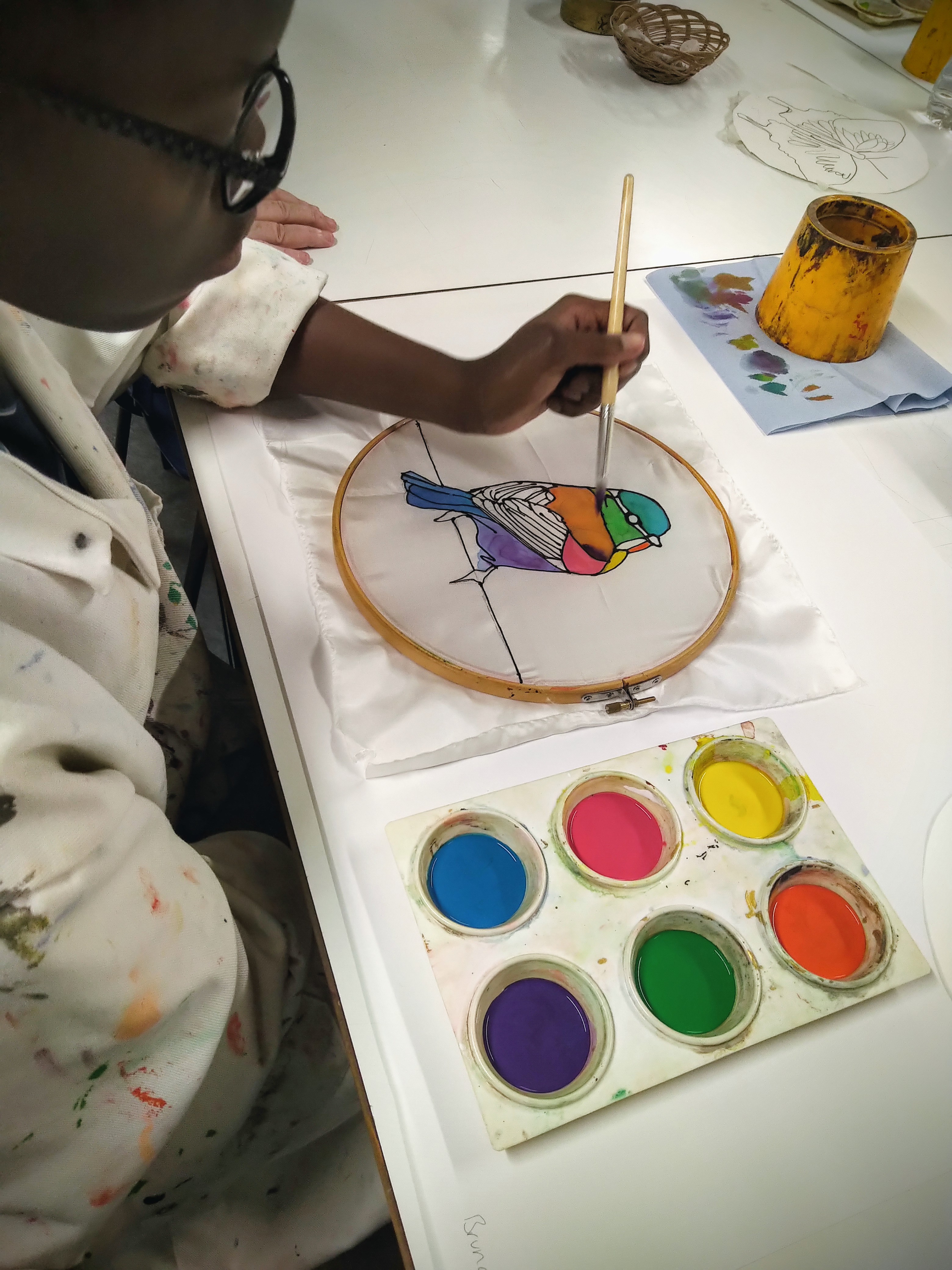 Abercorn silk painting 