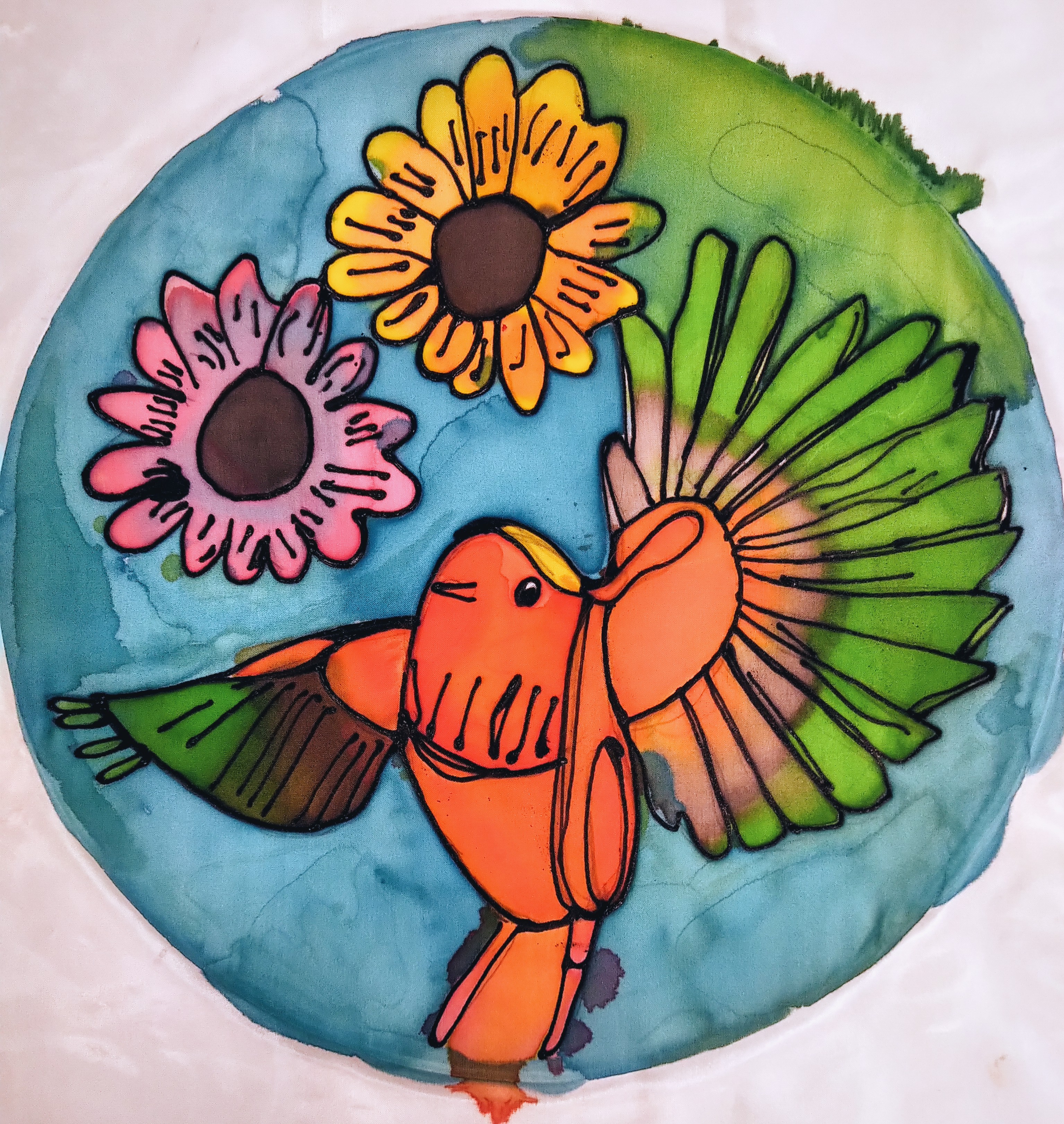 Abercorn silk painting