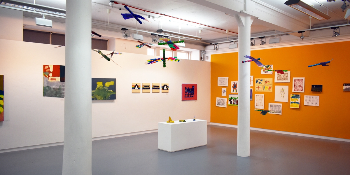 Image showing a gallery snapshot of the Young Talent exhibition