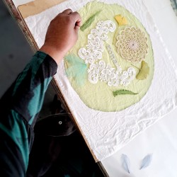 Cyanotype Workshop Glasgow Disability Alliance