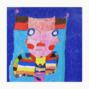 Woman in a stripey top